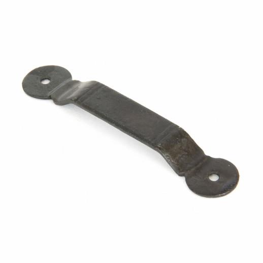 From The Anvil 33304 Thumb Latch Staple; Penny End; Screw On; 120 x 16mm; Beeswax (BW)