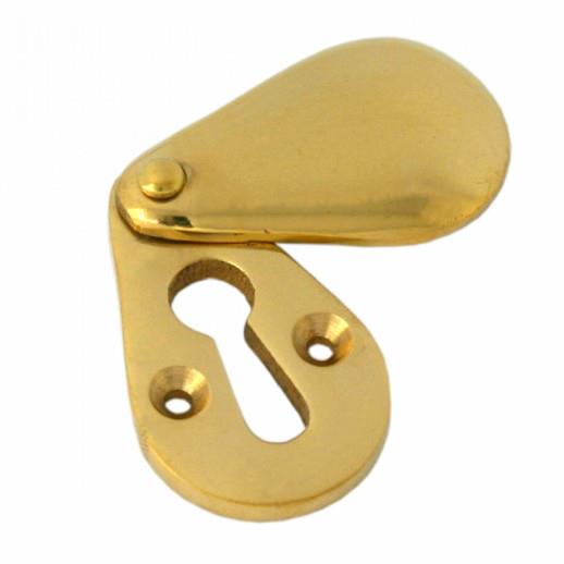 From The Anvil 83557 Plain Covered Escutcheon; Polished Brass (PB)