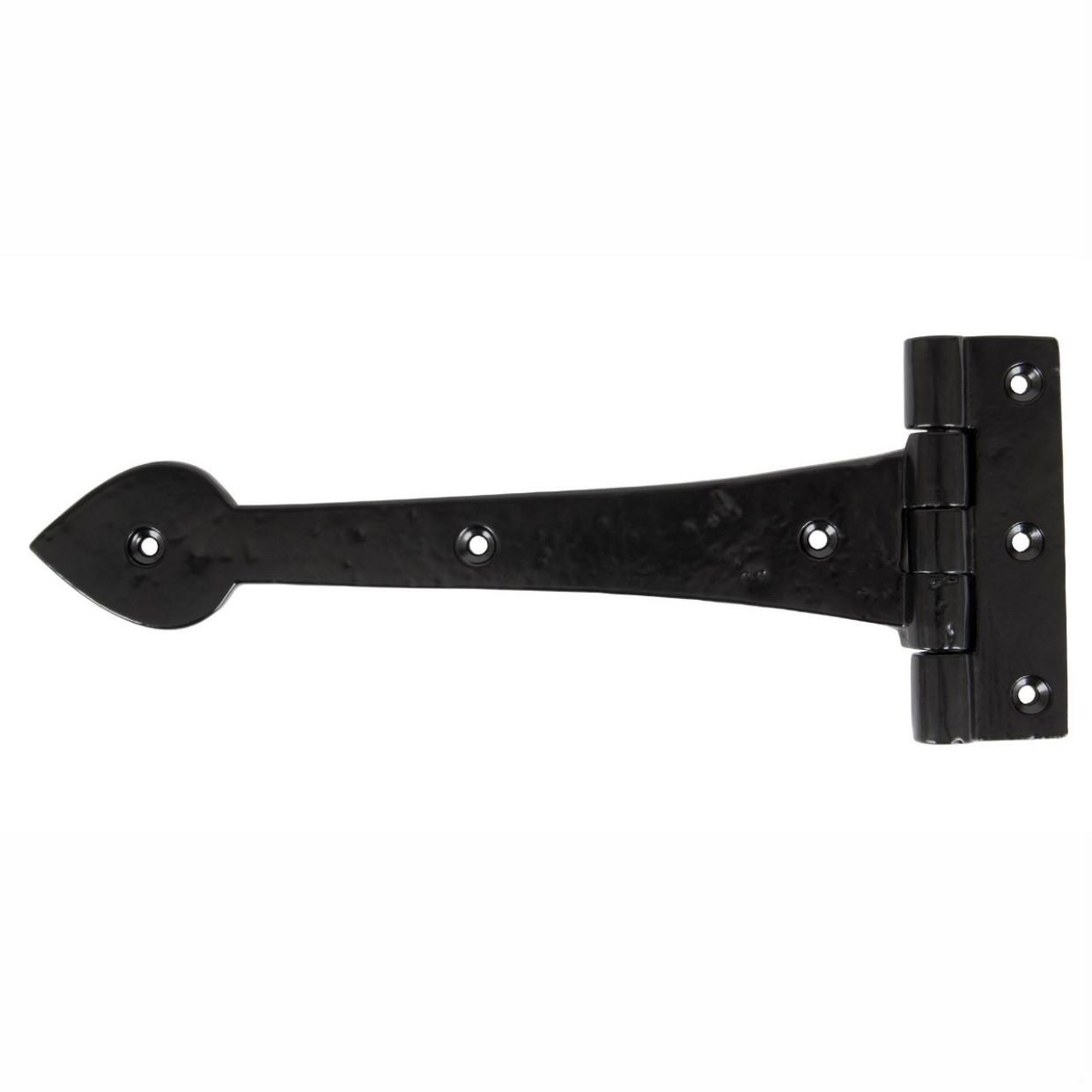 From The Anvil 83625 Smooth Cast T Hinges; 10 1/2"; Black (BK)