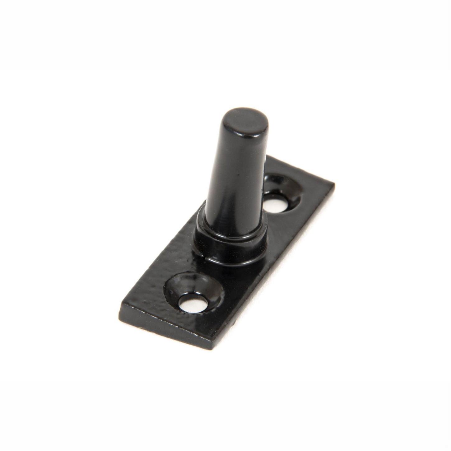 From The Anvil 83823 Bevel Stay Pin; 40mm x 15mm Fixing Plate; Black (BK)