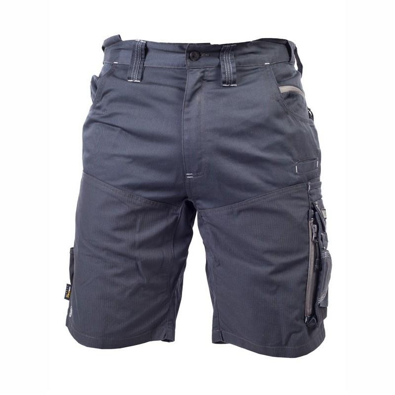 Apache ATSCARGO Shorts; Rip-Stop Detail; 245gm; Polyester/Cotton/Twill; Active Waist Band; Steel Grey (GR); 30