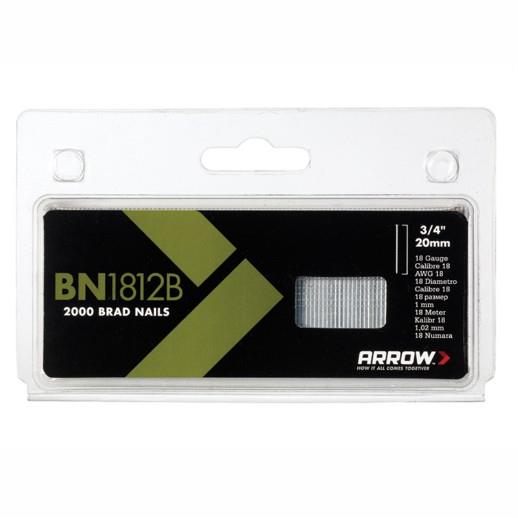 Arrow ABN1812B Brad Nails; 20mm (3/4