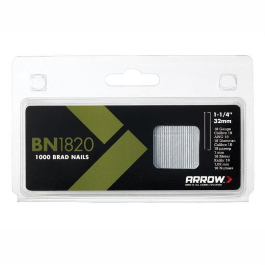 Arrow ABN1820 Brad Nails; 32mm (1 1/4