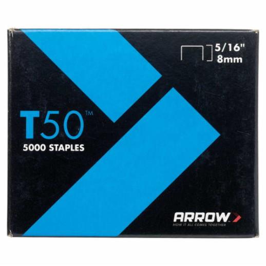 Arrow T50 Staples; 8mm (5/16