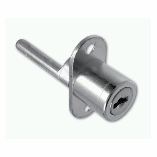 Asec AS10698 Vertical Pedestal Furniture Lock; Double Flange; 40mm Pin; 2 Keys