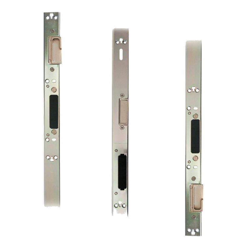 Avocet DKPN352H2RLT Multipoint Door Lock Full Length Keep; For 2 Hook / 2 Roller; 16mm; Silver (SIL); Left Hand (LH)