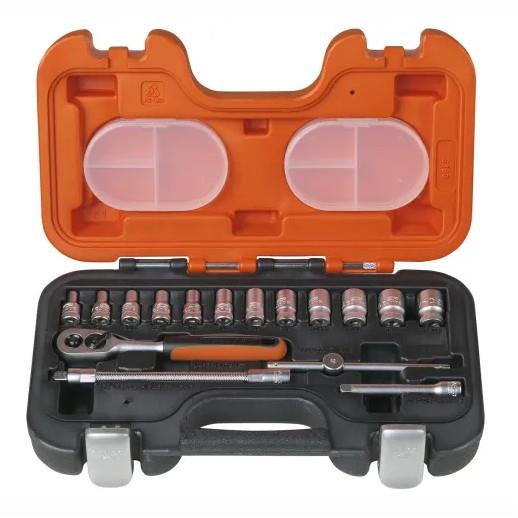 Bahco S160 Metric Socket Set; 1/4