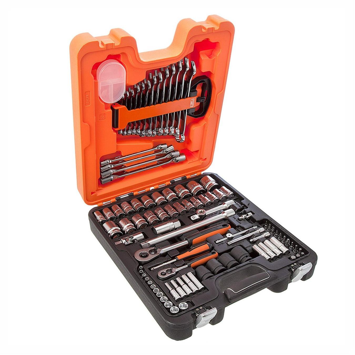 Bahco S87+7 Socket & Spanner Set; 1/4