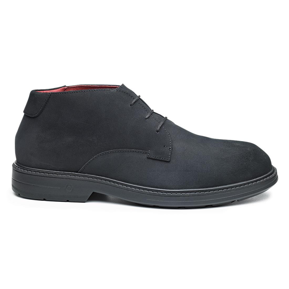 Base B1500 Orbit Safety Boot; UNI EN ISO 20345:2012 S3 ESD SRC; Black (BK) Suede Leather; Size 9 (43)