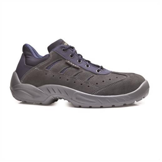 Base B163 Colosseum Safety Shoe; S1P SRC; EN-ISO 20345: 2013; Grey (GR); Size 9 (43)