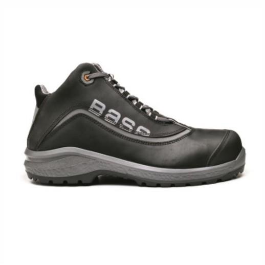 Base B873 Be-Free Top Safety Boot; TPU-Skin Ultraflex; S3 SRC. EN-ISO 20345: 2011; Black/Grey (BK)(GR); Size 9 (43)