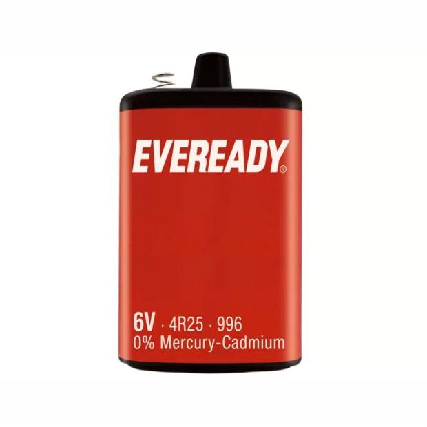 Eveready PJ996 Lantern Battery; 6 Volt