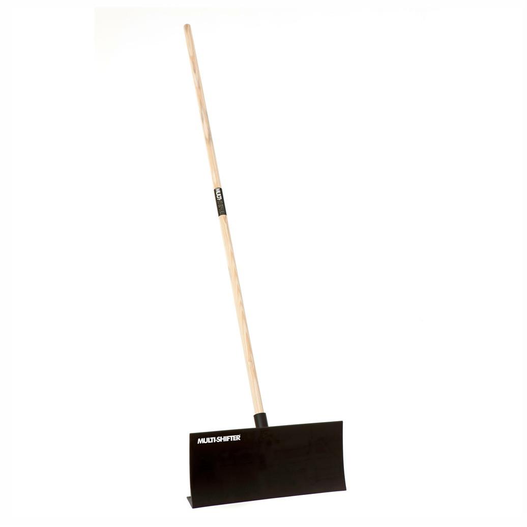 Batavia SnoBlad 7062241 Multi-Shifter; Multi-purpose Cleaning Tool; Wooden Handle; Plastic Blade; 495mm (18"); Black (BK)