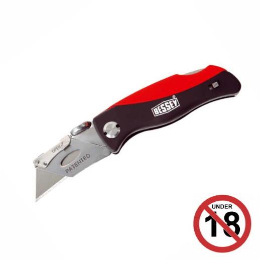 Bessey DBKPH-EU Folding Utility Knife With ABS Comfort Handle