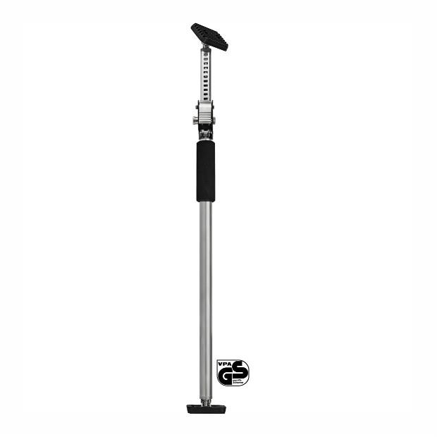 Bessey ST125 Telescopic Pole; Drywall Support; Adjustable 750 - 1250mm; 60Kg Max Load; -45 to 45 Degree Base Plates