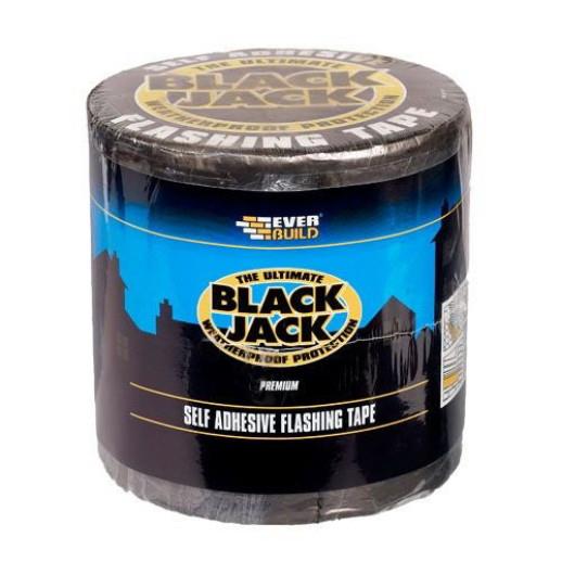 Everbuild Black Jack Self Adhesive Flashing Tape; Grey (GR); 10m x 75mm
