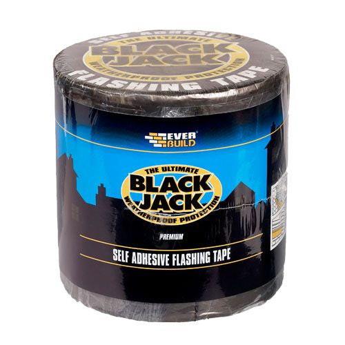 Everbuild Black Jack Self Adhesive Flashing Tape; Grey (GR); 10m x 150mm