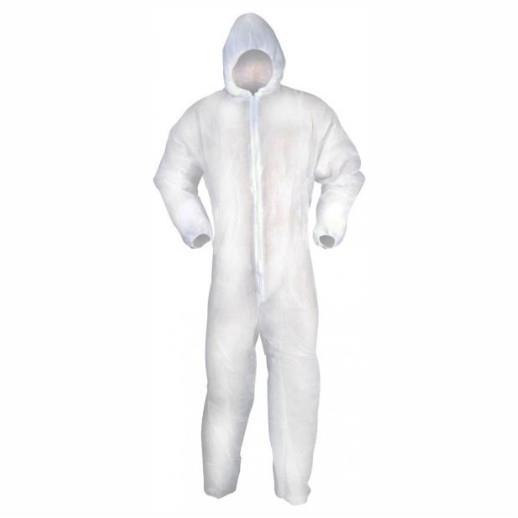 Blackrock FFJECM Economy Disposable Coverall; White (WH); Medium (M)