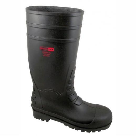 Blackrock SF43 Wellington Boots; Steel Toe & Protective Midsole; EN20345:2004 (S5); Black (BK); Size 9 (43)