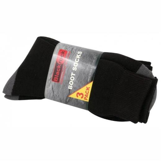 Blackrock BRBS3P Boot Socks; Mens Size 6 - 12 (40 - 47); Pack (3 Pairs)