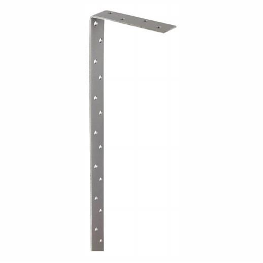 Timco 600BRSH Lateral Restraint Strap; 500mm Plus 100mm Bend; Overall 600 x 30 x 4.0mm; Heavy Duty; Galvanised (GALV)