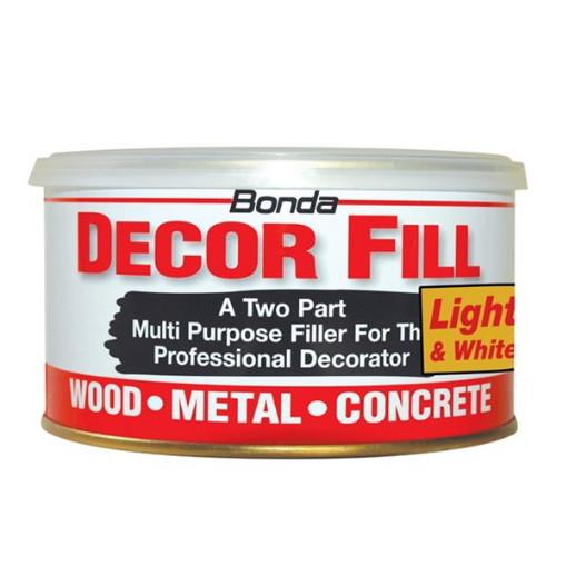 Bonda Decor Fill Light And White (WH); Two Part Multi-Purpose Filler; No.1 Size 300gm.