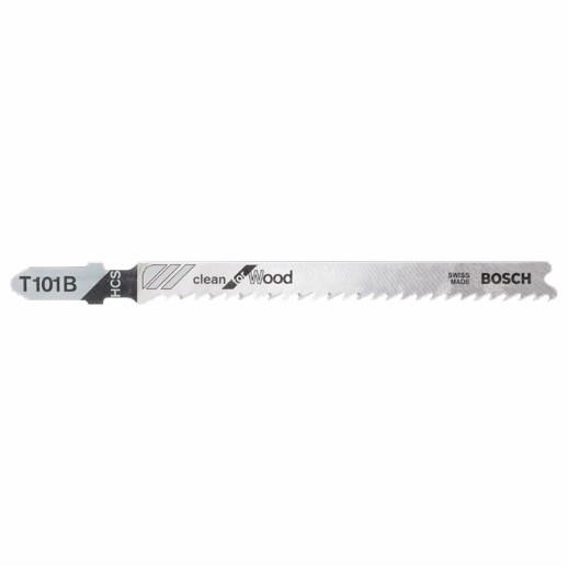 Bosch T101B 20608630030 Jigsaw Blades; Clean Cut For Wood And Plastic Cutting; Pack (5)