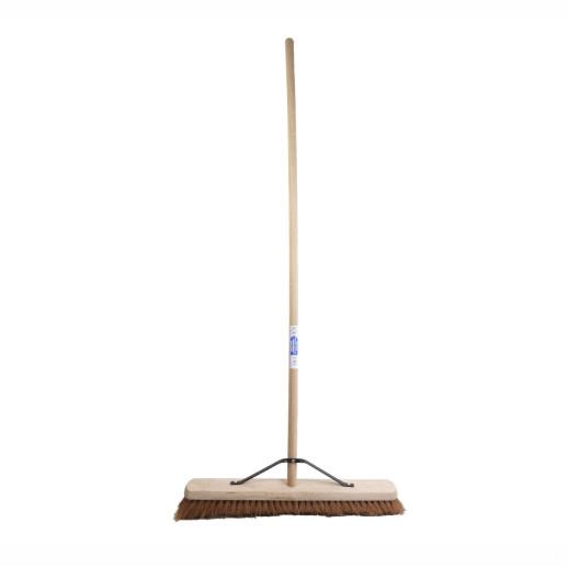 Faithfull BRCOCO24H Natural Coco (Soft) Platform Broom; Staled & Stayed; 24