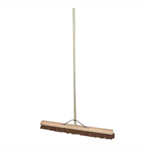 Faithfull FAIBRCOCO36H Natural Coco (Soft) Platform Broom; Staled & Stayed; 36