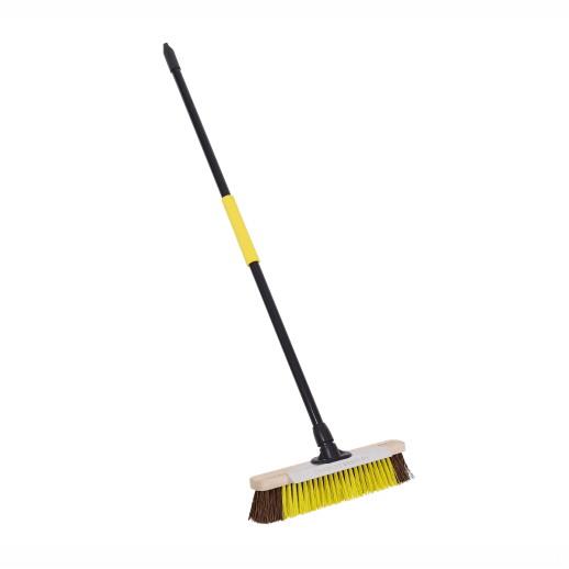 Bulldozer HQ.CD.16/BAY/C4 Broom Heavy Duty Utility Broom; Metal Scraper; 380mm (15