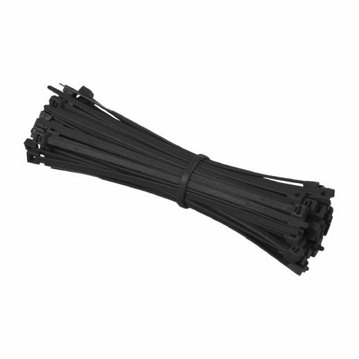 Cable Ties; Black (BK); 100 x 2.5mm; Pack (100)