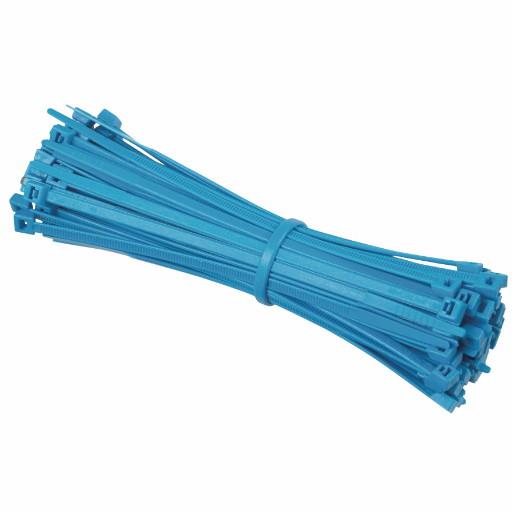 Cable Ties; Blue (BL); 200 x 4.8mm; Pack (100)