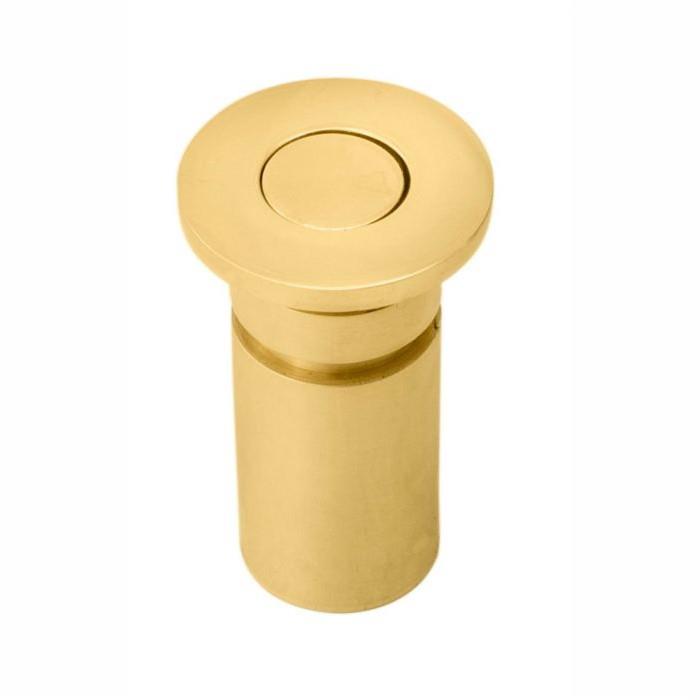 Carlisle AQ47PB Dust Excluding Floor Socket; Concrete Floors; 27mm Diameter; Suits Up To 12mm Shoot; Hole Size 18.5mm; Polished Brass (PB)