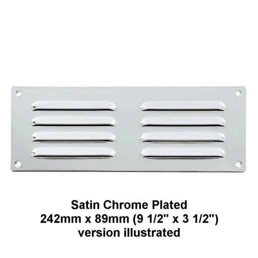 Carlisle HL3 Hooded Louvre Vent; 165mm x 89mm (6 1/2