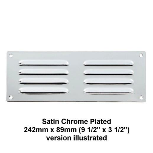 Carlisle HL5 Hooded Louvre Vent; 242mm x 165mm (9 1/2