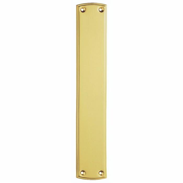 Carlisle PF107 Ornate Finger Plate; 380 x 65mm; Polished Brass (PB)