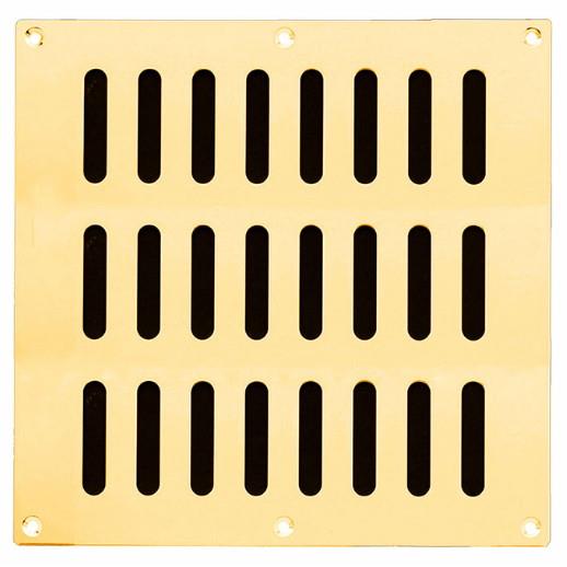 Carlisle Brass PL6 Plain Slotted Vent; 242mm x 242mm (9 1/2