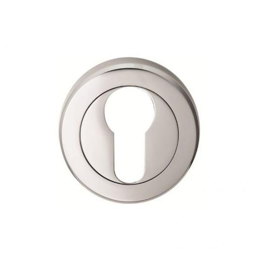 Carlisle Brass SZM001SC Serozzetta M Concealed Fix Euro Profile Escutcheon; Satin Chrome Plated (SCP); 51mm Diameter