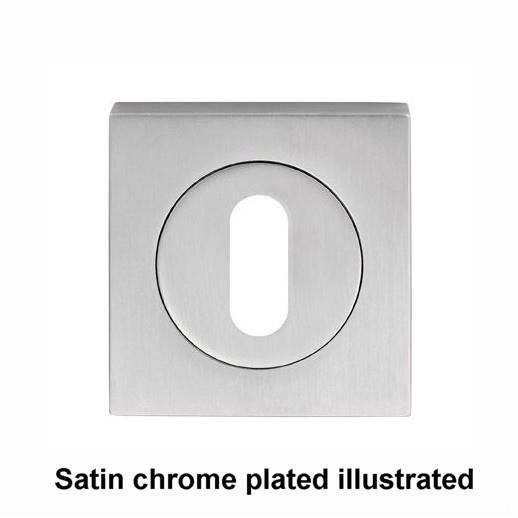 Carlisle SZM003SQSC Serozzetta Concealed Profile Escutcheon, Satin Chrome Plated 51mm x 51mm; Satin Chrome Plated (SCP)