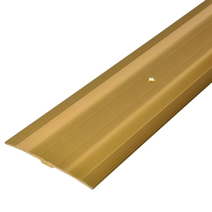 Carpet Cover Strip; Extra Wide (60mm); Gold (GO) Aluminium; 900mm (36