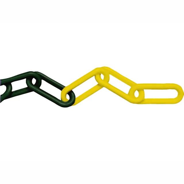 Plastic Chain; Black - Yellow (BK)(YEL); 8.0mm Diameter Link