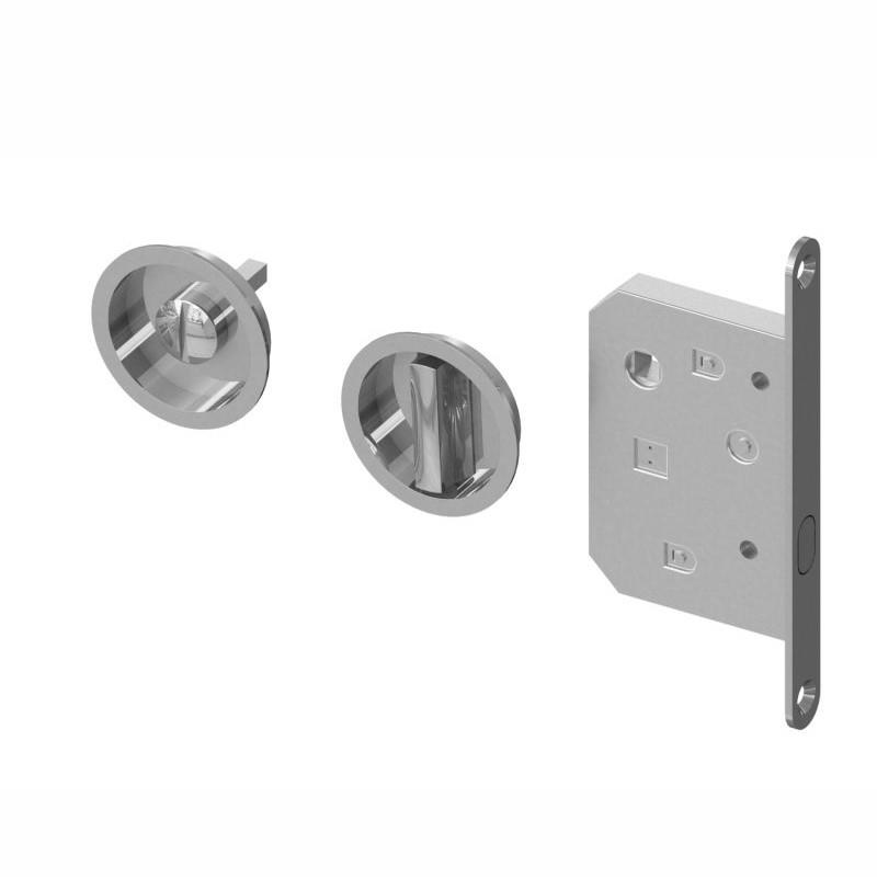 Coburn 95685 Bathroom Lock Kit; Satin Anodised Aluminium (SAA)