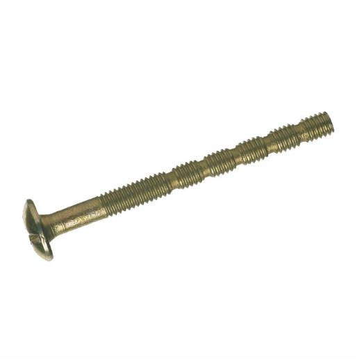 Combislot Thread Snap Off Screw; Yellow Chromatized Steel; M4 x  45mm; Can Be Broken @  5mm Increments Down To 20mm