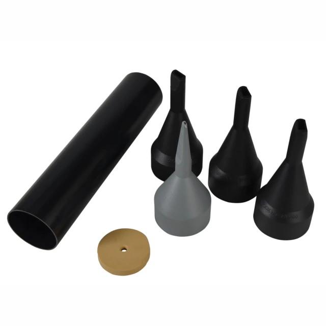 Cox 7XP016 Ultrapoint Gun Spares Kit; Barrel; Plunger; 1 Grey (GR) & 3 Black (BK) Nozzles