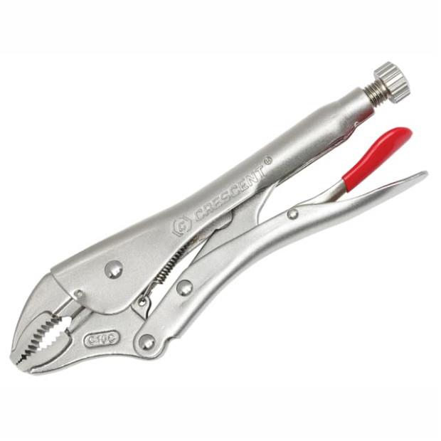 Crescent C10CVN Curved Jaw Locking Pliers; With Wire Cutter; 254mm (10")