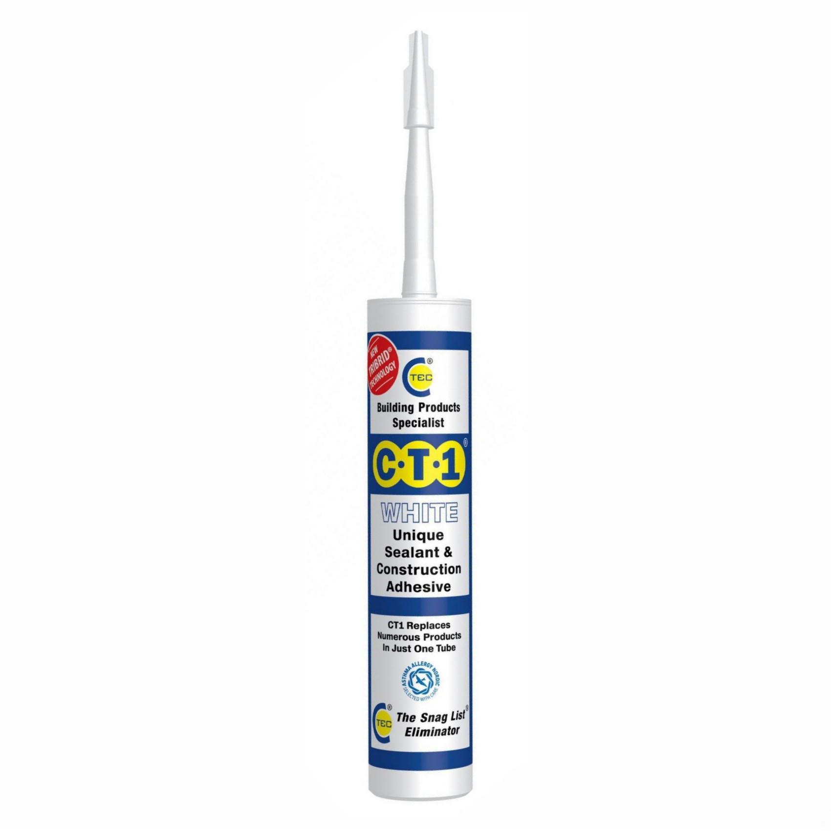 CT1 Sealant And Construction Adhesive; White (WH); 290ml
