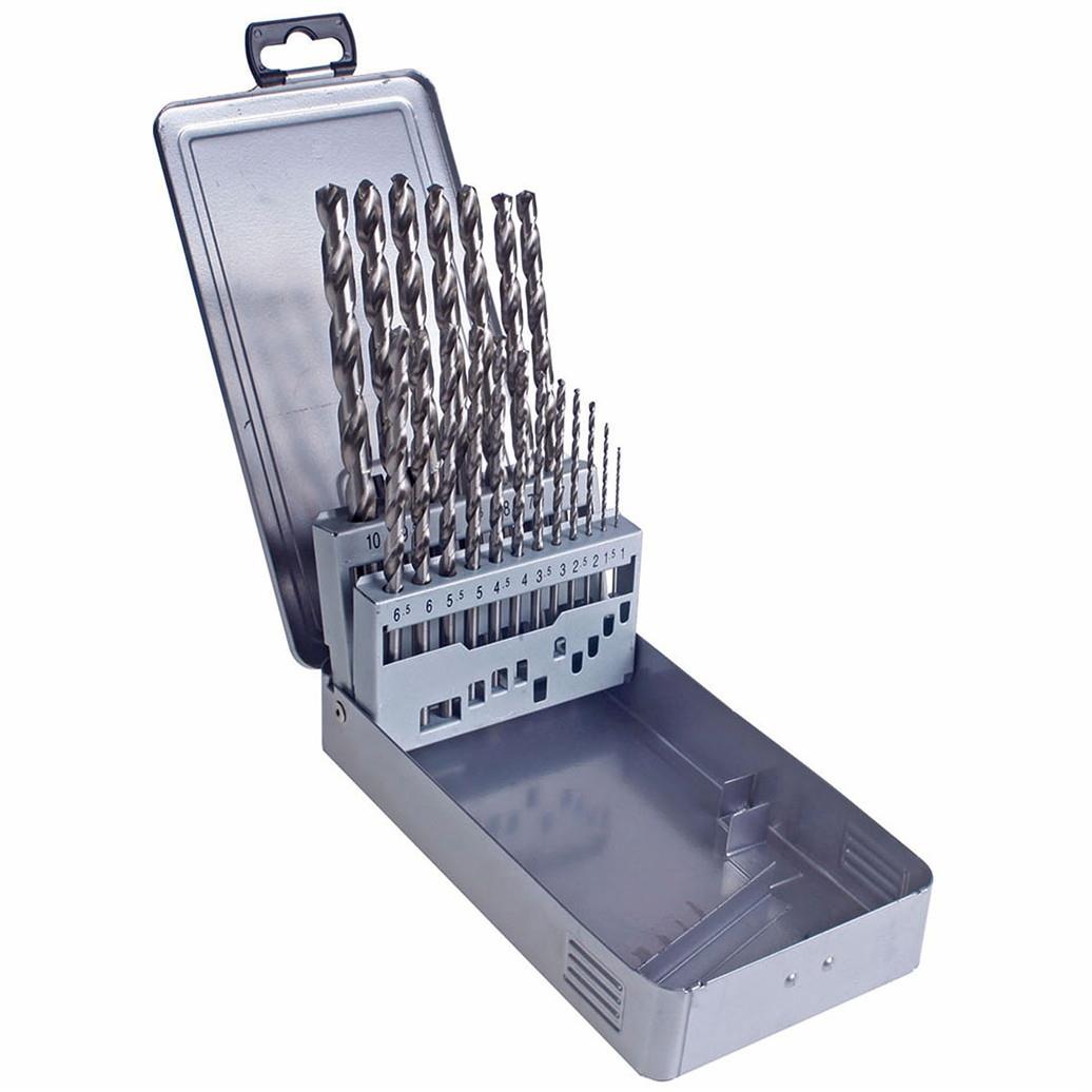 DART HSS Ground Twist Drill 19 Piece Set; Long Series