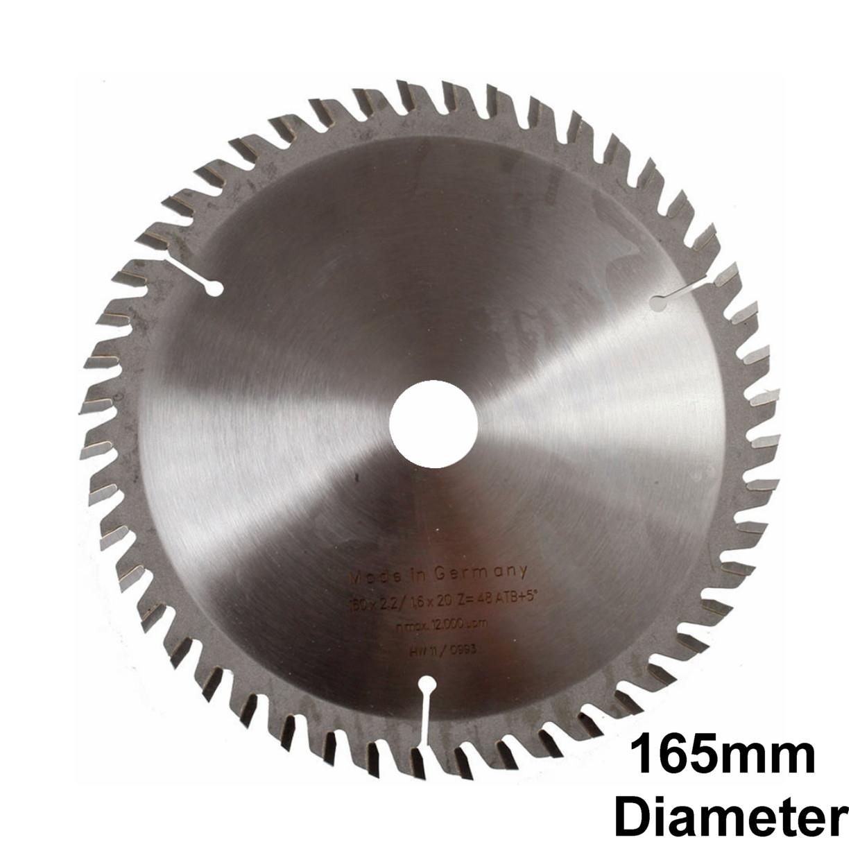 DART PWC1652048 Platinum Circular TCT Wood Cutting Saw Blade; 165mm x 48 Teeth x 20mm Bore