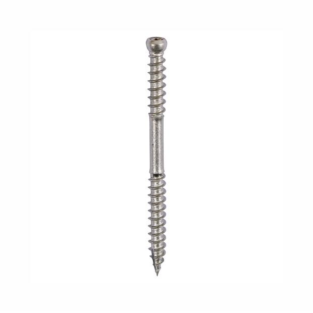 Timco C2 Advanced Decking Timber Screws; TX Cylinder Head; Stainless Steel (SS); TX15 Bit Included; 4.5 x 60mm; Tub (250)