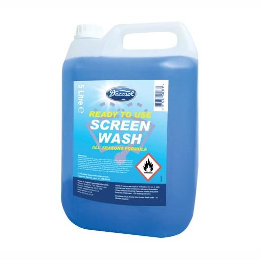 Decosol Ready Mixed Screen Wash; 5 Litre